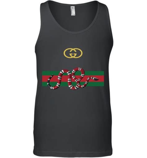 gucci tank top fake|gucci lace snake tank top.